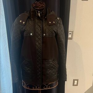 Kenneth Cole Reaction Black Quilted Jacket